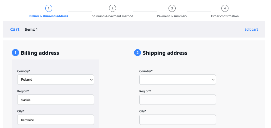 The new checkout The new checkout